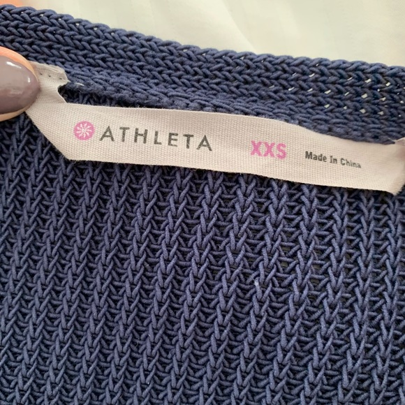 Athleta Navy Blue Sweater XXS - Picture 4 of 6